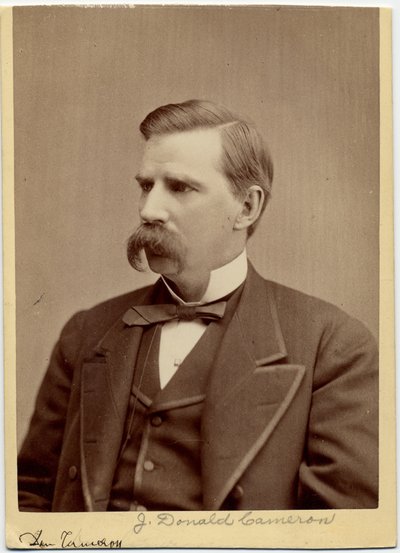 James Donald Cameron, American Politician, 32nd US Secretary of State by Mathew B. Brady